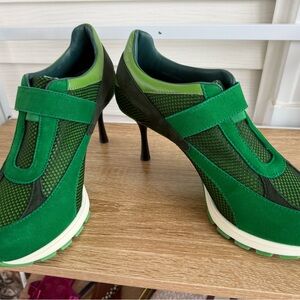 Sneex Heels- Limited Edition Varsity Green